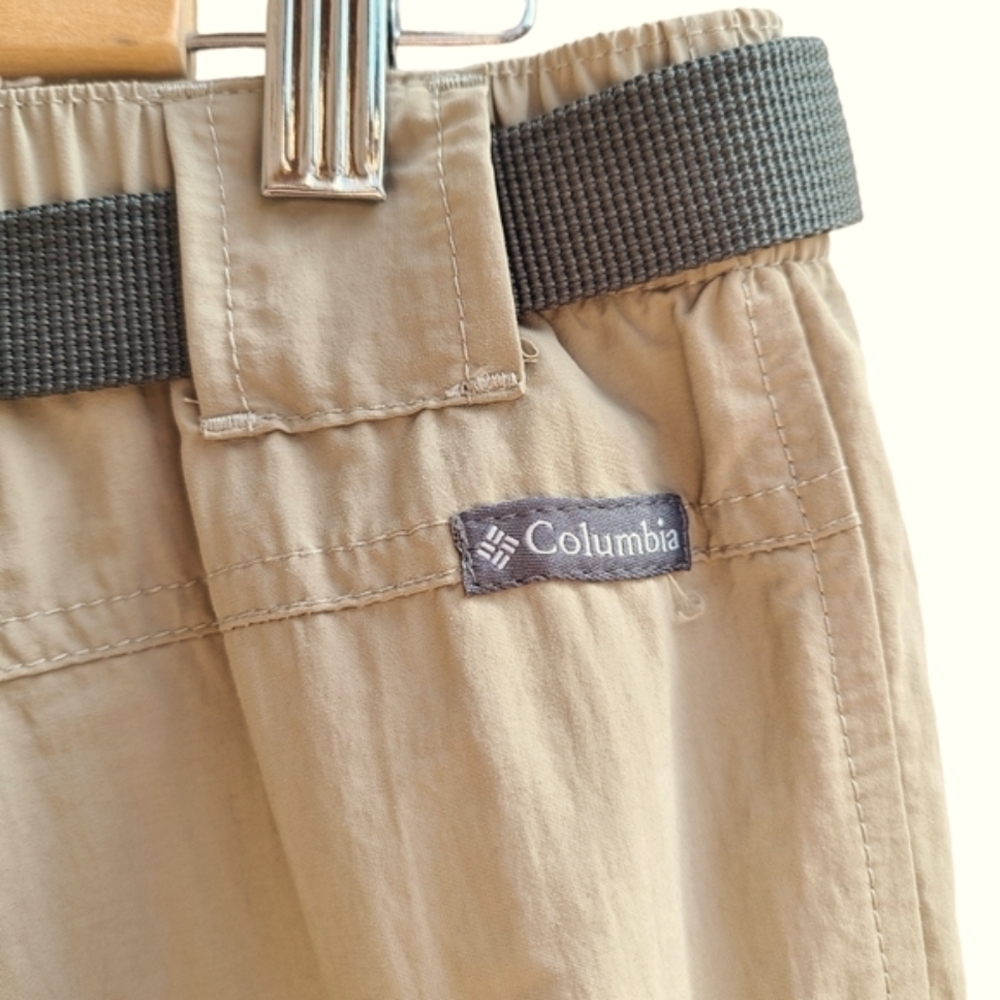 NWT Columbia Sandy River Cargo Shorts in Tusk with Belt, Size Small - Picture 12 of 16